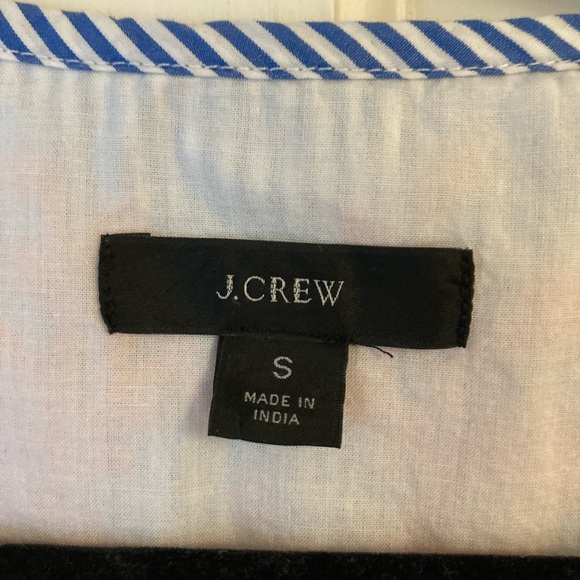 J crew striped embroidered dress - Picture 4 of 4